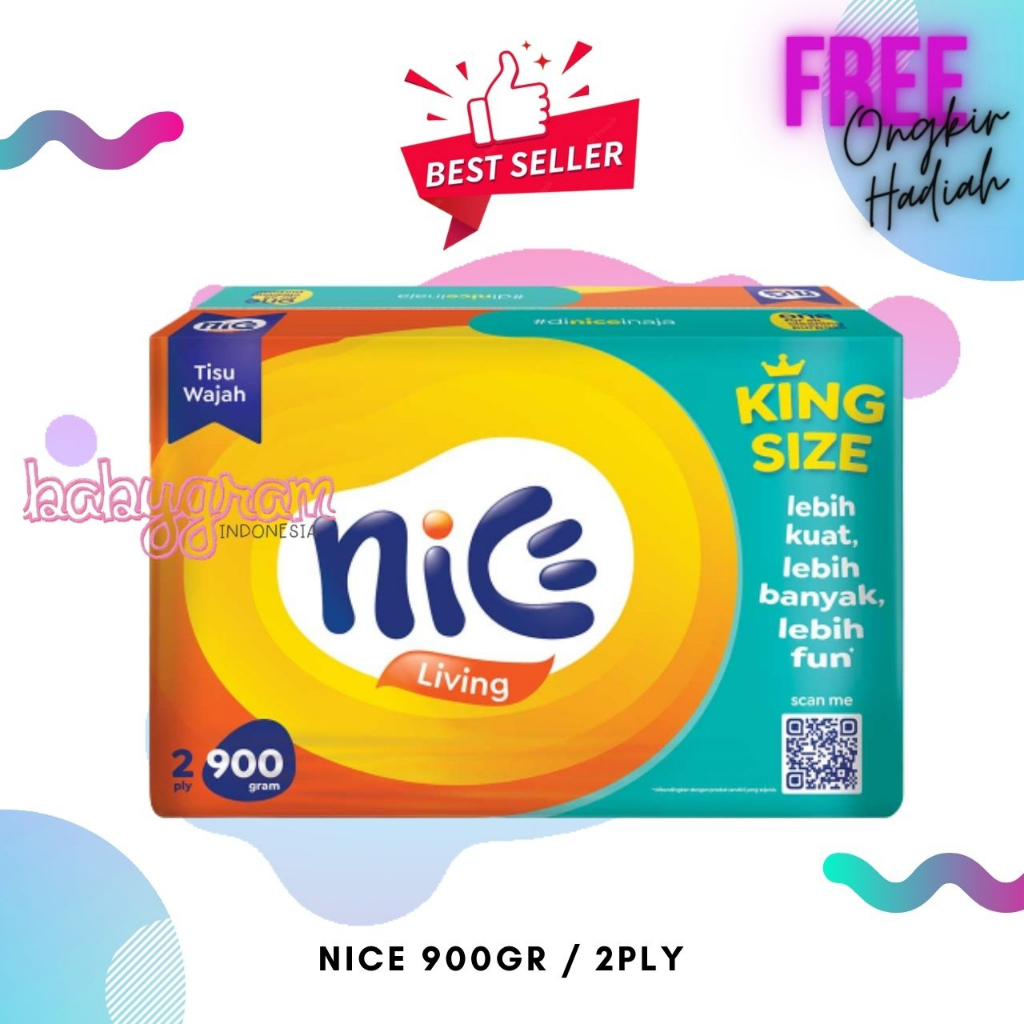 PROMO NICE Tissue Tisue Tisu Nice 900 1000 gram gr 2 Ply 2ply 1000gram