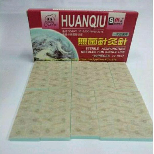 Huanqiu Press Needle Jarum Akupuntur Telinga isi 100pcs