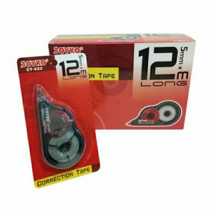 Tip-X KERTAS JOYKO CT-522 Correction Tape 12 meter [random]