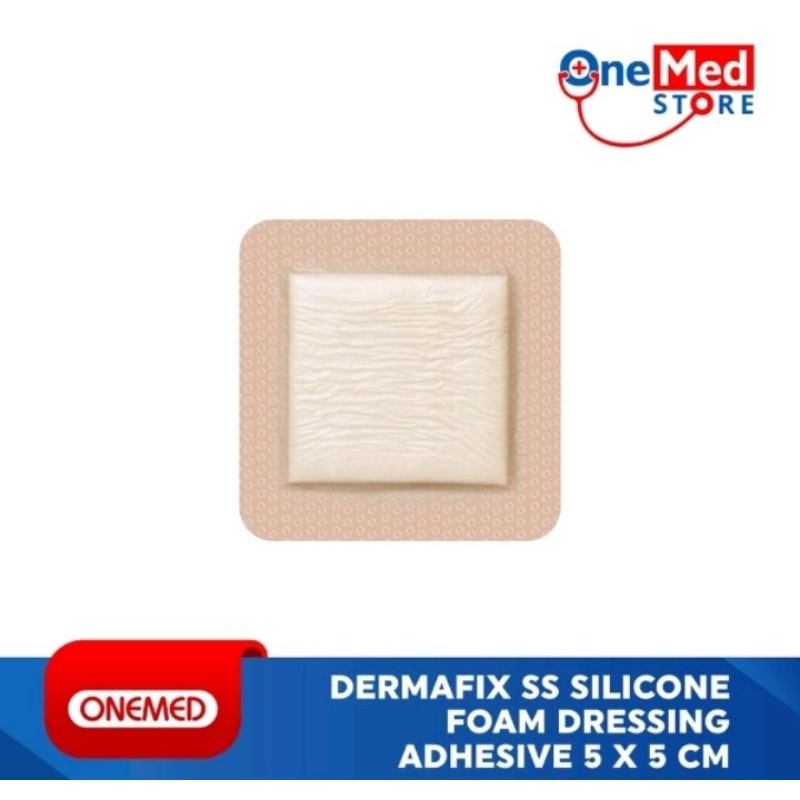 foam dressing adhesive dermafix 5cm x 5cm mirip allevyn adhesive