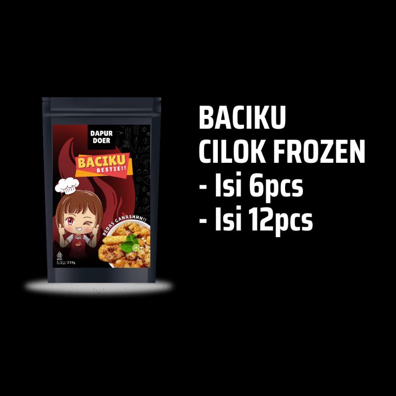 

BACIKU CILOK FROZEN ISI 6PCS DAN ISI 12PCS,