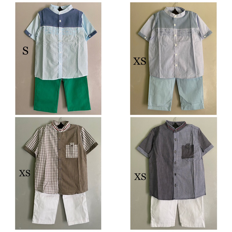 little m setelan koko anak