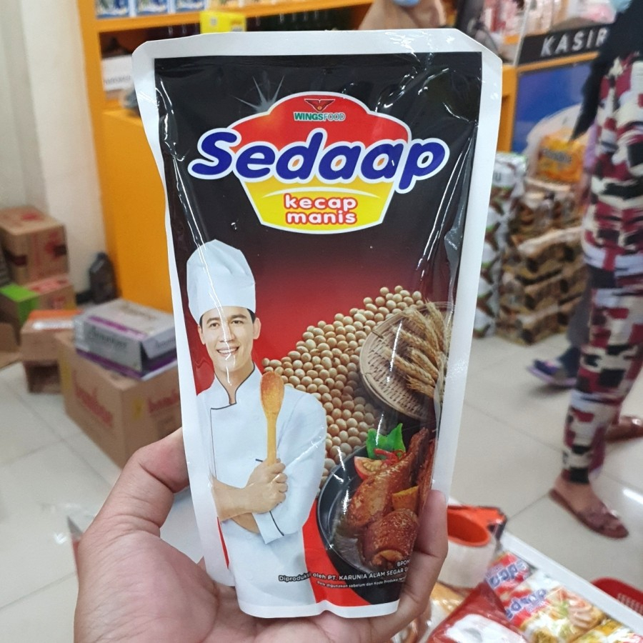 

ED 01.26 - PCS - KECAP SEDAAP POUCH 520ML - 700GR / SEDAP KECAP MANIS 608084 - LIVE BUMBU