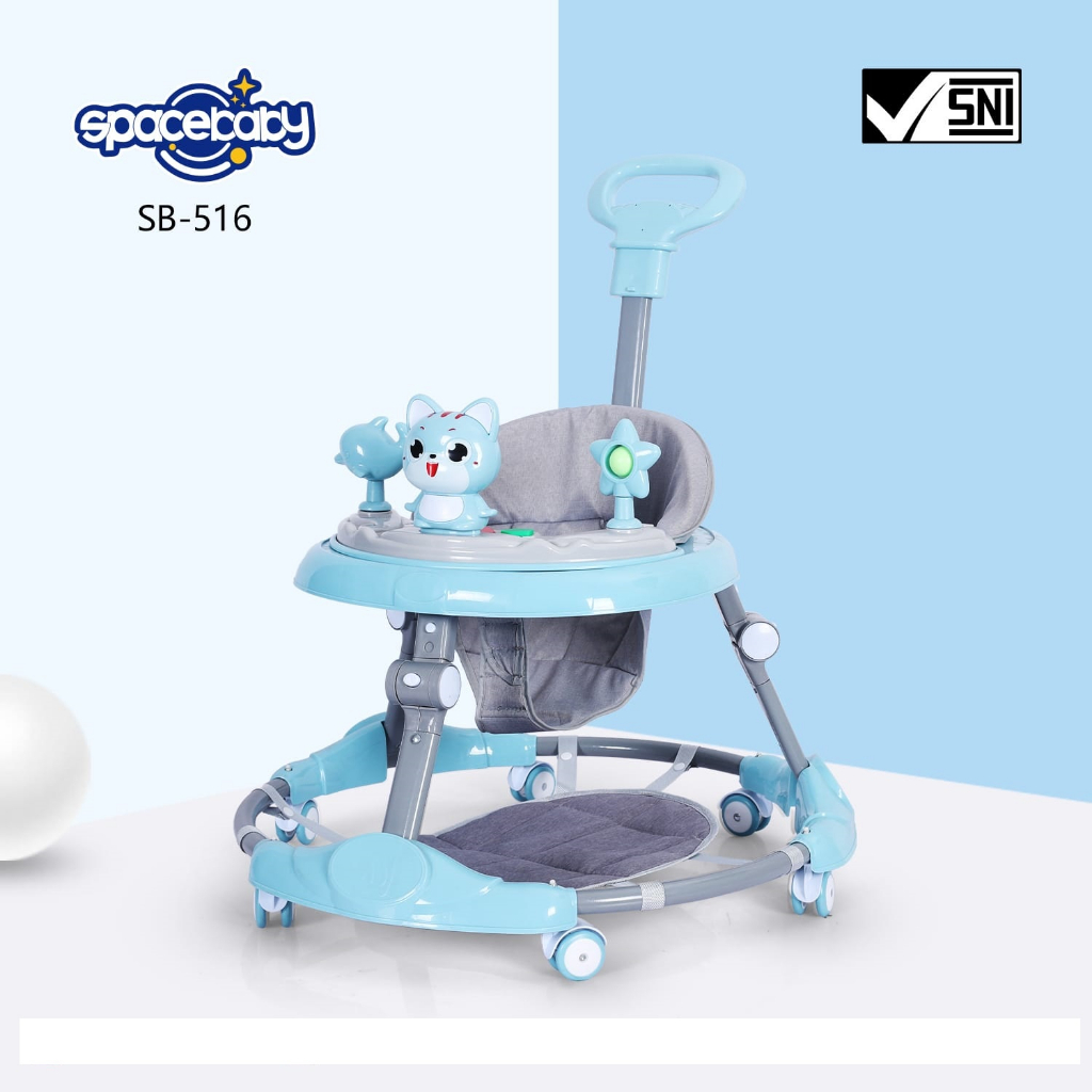 Baby Walker Spacebaby SB-513 ,SB-512, SB-516 + Dorongan (TOKO BROER)