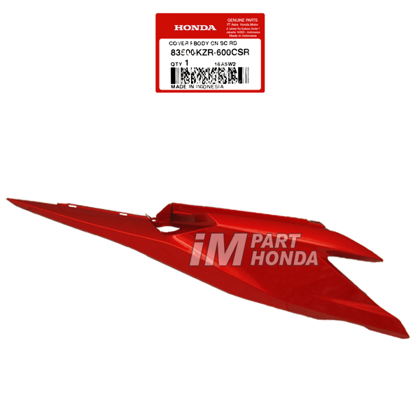 83500-KZR-600CSR Cover Body Kanan Vario 125 Old Lama 2012 - 2014 Merah