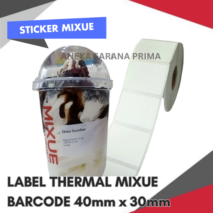 

Label Direct Thermal 40x30 mm 1 Line isi 1000pcs Sticker Barcode 40 x 30 mm