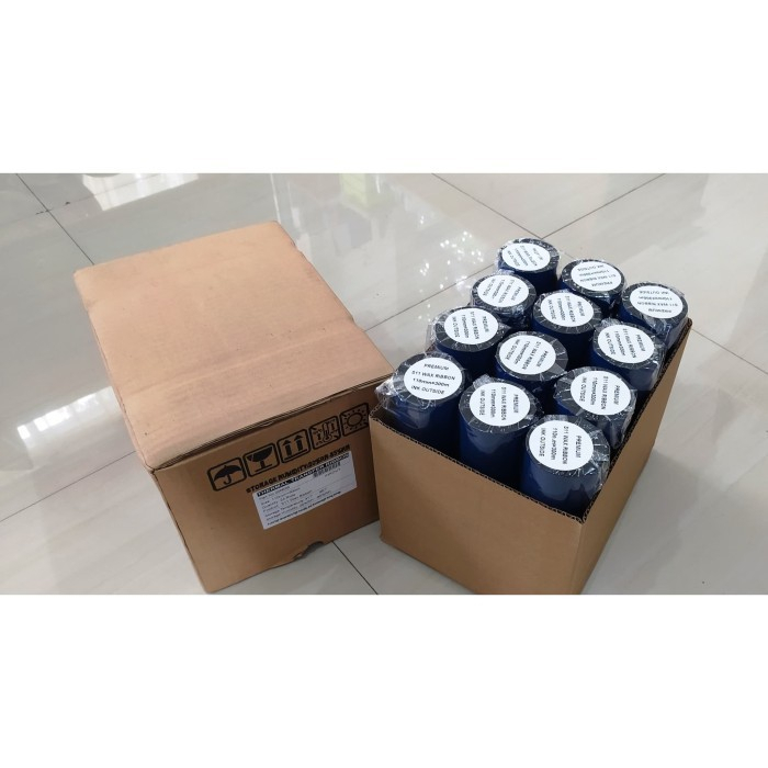 

RK RIBBON PREMIUM WAX 110X300 OUT BARCODE PRINTER LABEL ZEBRA TSC ARGOX