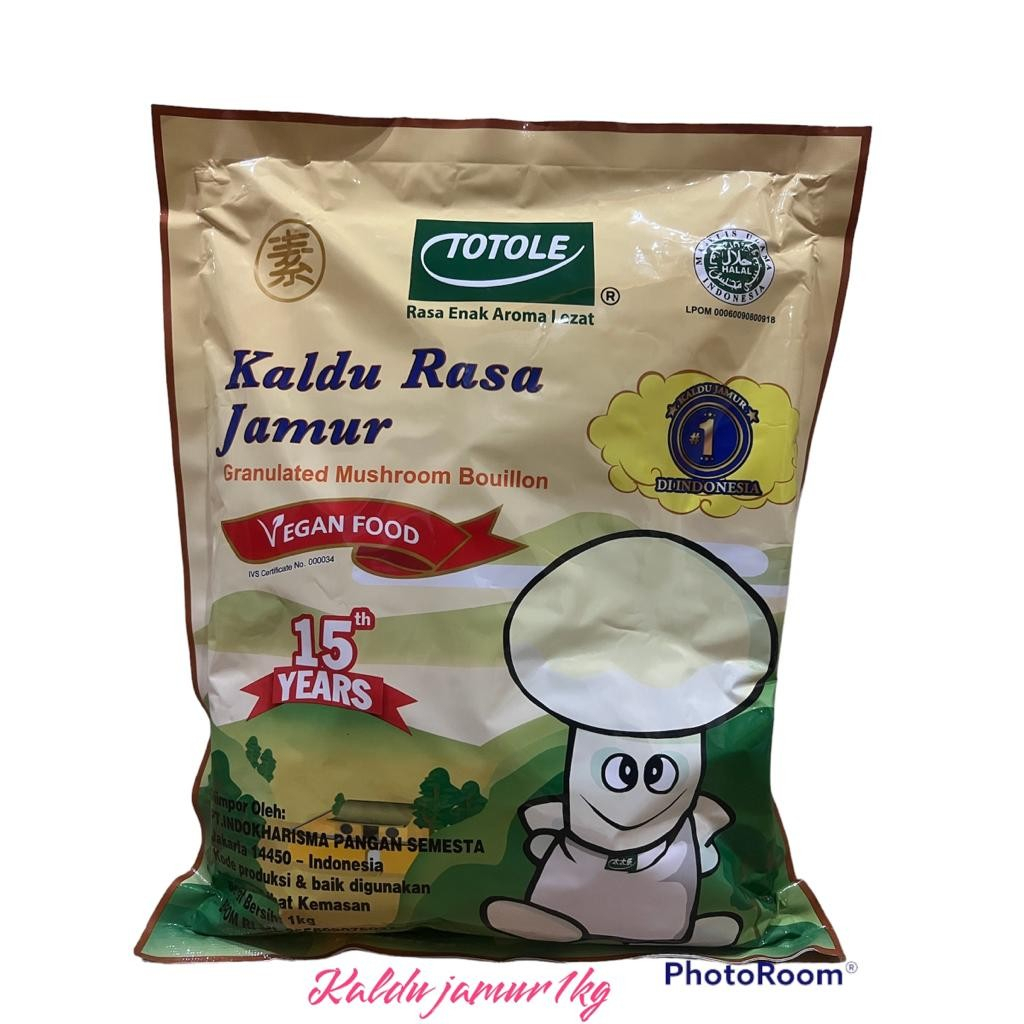

totole kaldu jamur 1 kilo per bungkus