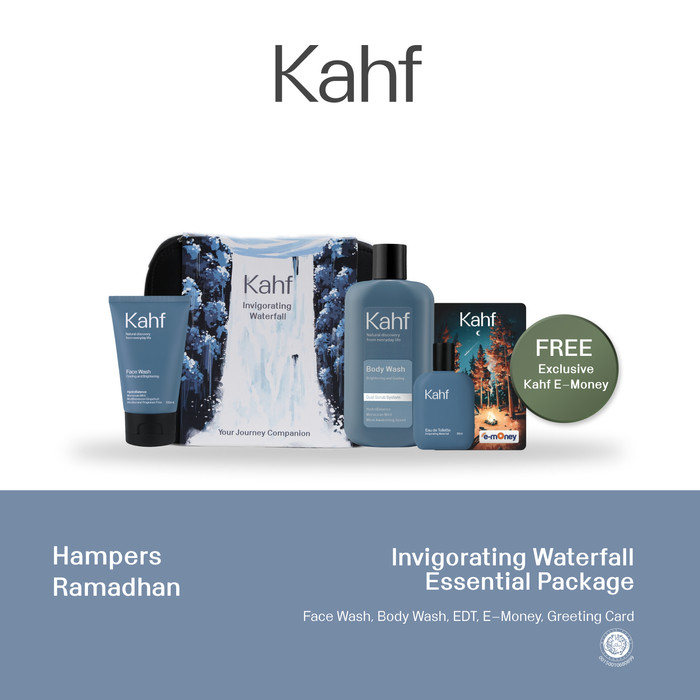 Kahf Essential Care Package (Body Wash, Face Wash, Eau de Toilete) - Paket Ramadhan Hampers