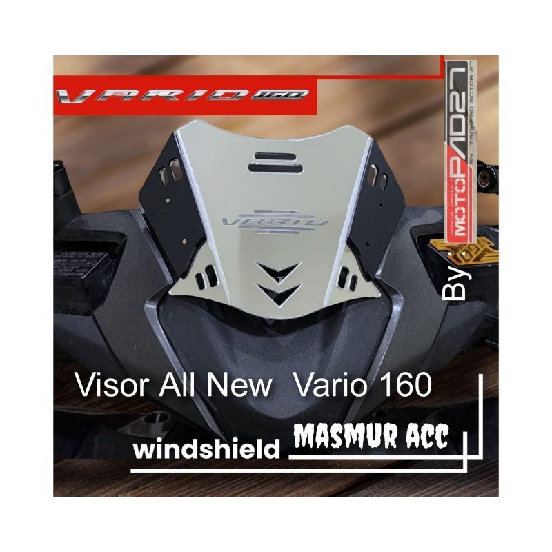 Visor  New Vario 160 windshield Vario 160 tameng depan Honda Vario 160 premium