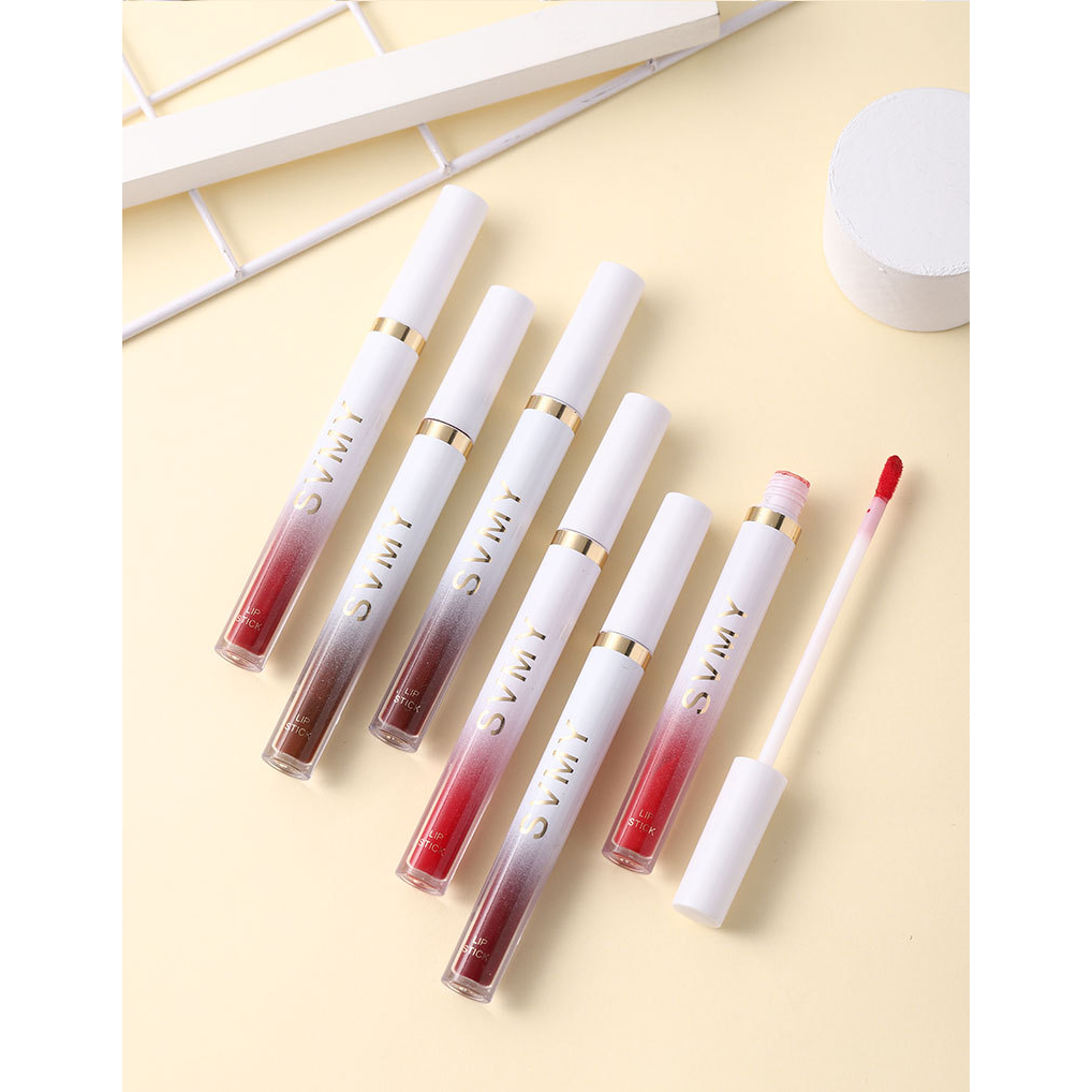 SVMY 1021 Lipstik Lip Gloss  Matte Tahan Lama Anti Air 24 jam LA166