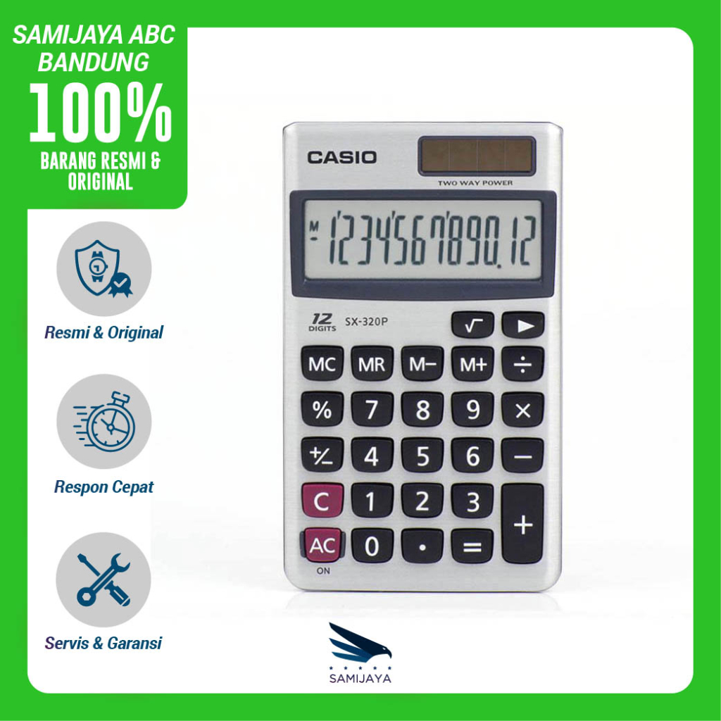 

KALKULATOR CASIO SX 320P TRAVEL KALKULATOR
