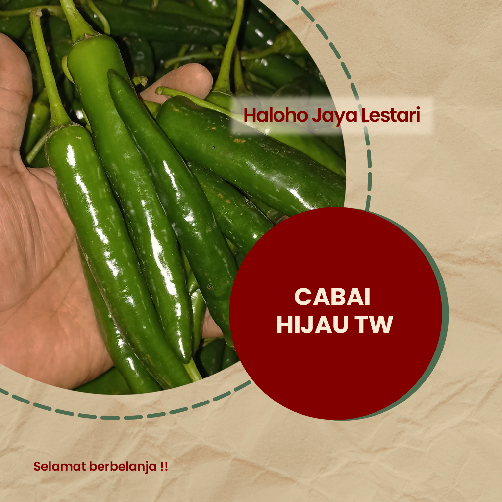 

Cabai Hijau TW Segar 1 kg