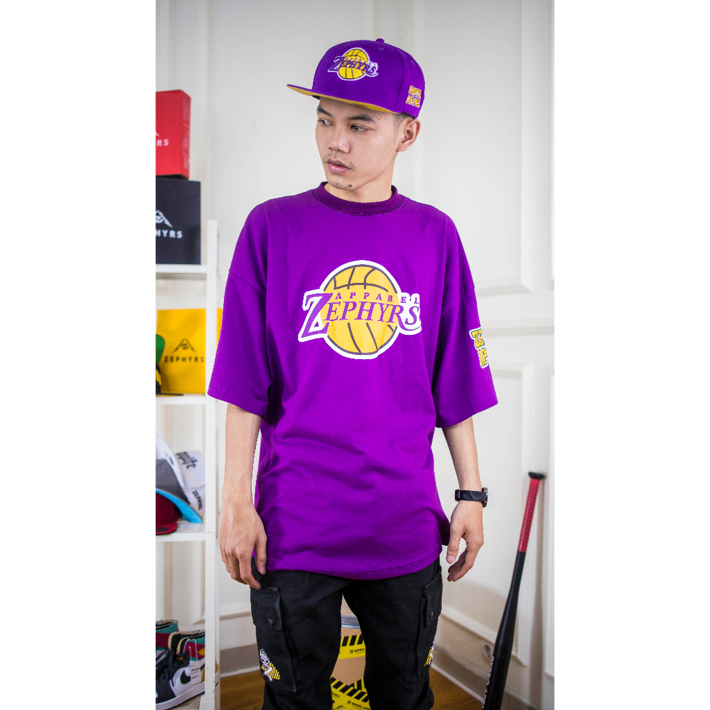 T-Shirt Oversize ZEPHYRS 23 Purple