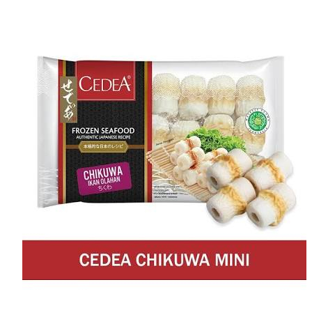 

Cedea Chikuwa Mini - Ikan Olahan Frizen Seafood 500gr