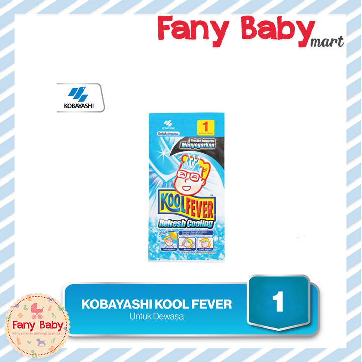 KOBAYASHI KOOL FEVER - PLESTER DEMAM PENURUN PANAS 1 PCS