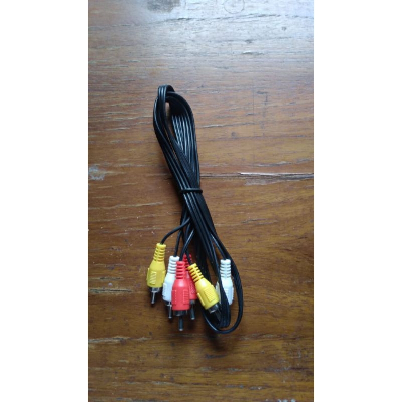Kabel 3 RCA Video, Audio,  (Merah Putih Kuning)