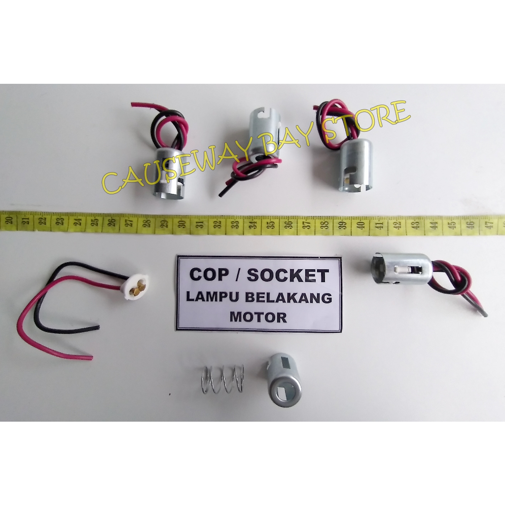 COP SOCKET LAMPU BELAKANG MOTOR