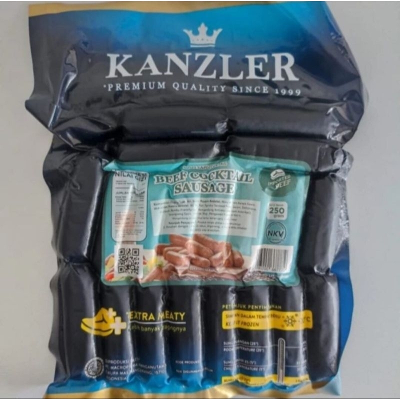 

Kanzler Beef Cocktail Sausage 250gr