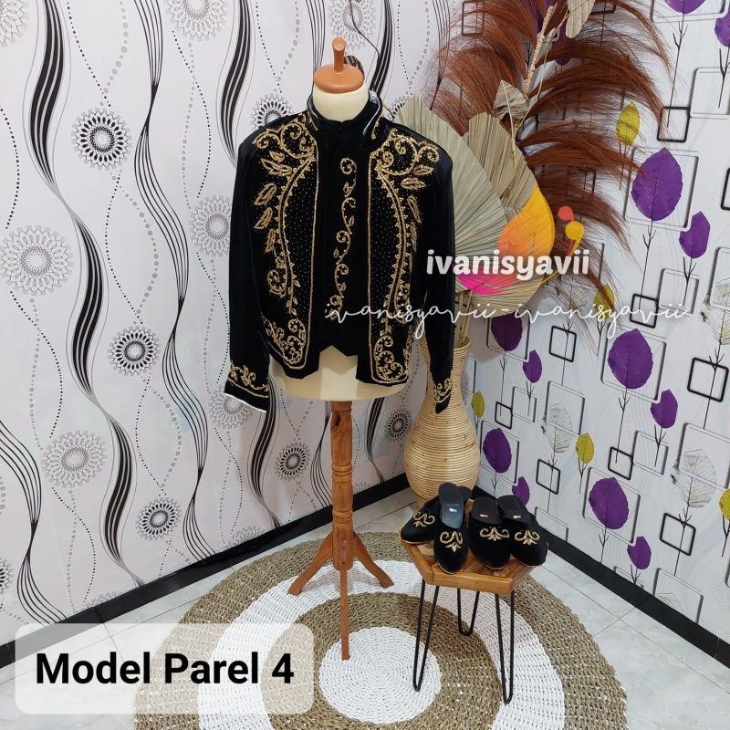 Beskap Pengantin / Beskap Bludru Payet - Model Parel 4