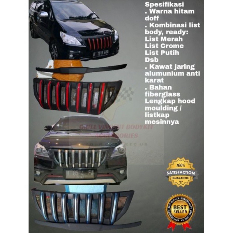 grill innova 2014-2015 prado grill innova luxury grill innova