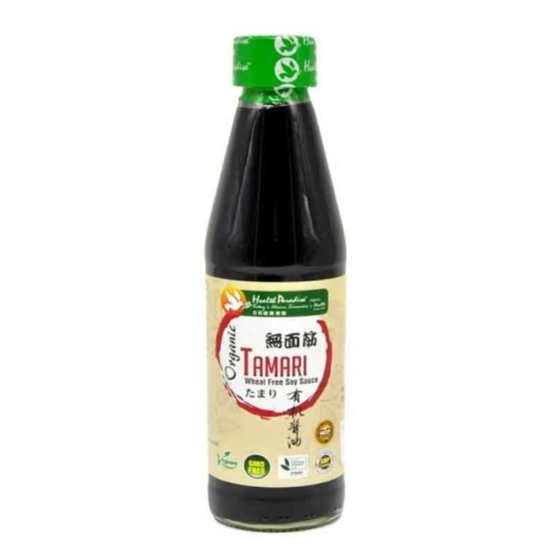 Health Paradise Organic TAMARI (wheat free soy sauce) 315 ml