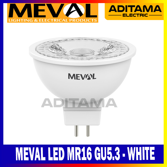 MEVAL MAXBRITE LAMPU LED MANGKOK MR16 5W 5 WATT GU5.3 Tusuk 2 Pin