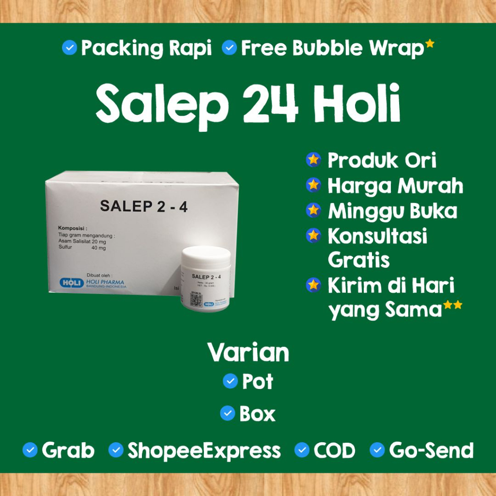 [SALEP24] Salep 24 | Salep 2-4 | Salep 24 Holi Box | Salep Zwafel | Salep Gatal | Salep Belerang