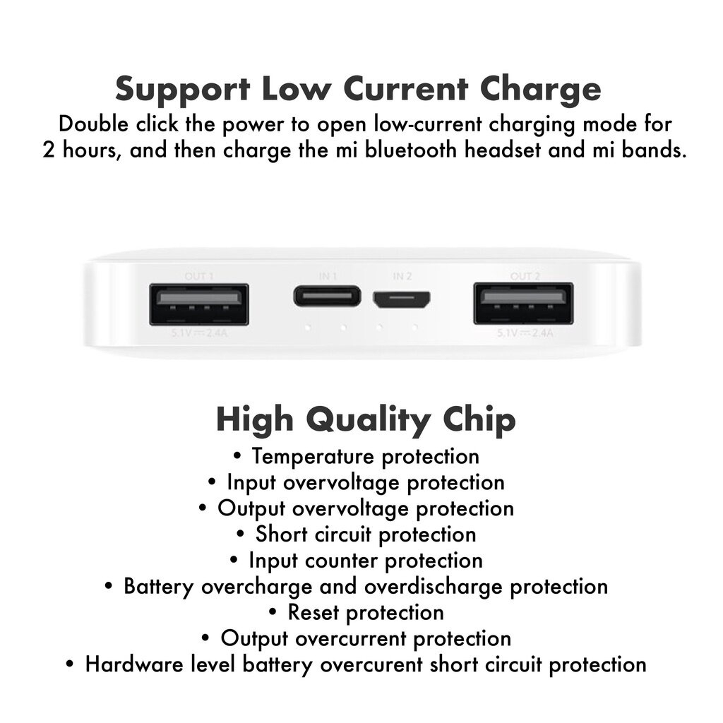 Redmi Powerbank Fast Charging / Dual Input &amp; Output Ports Redmi Power Bank