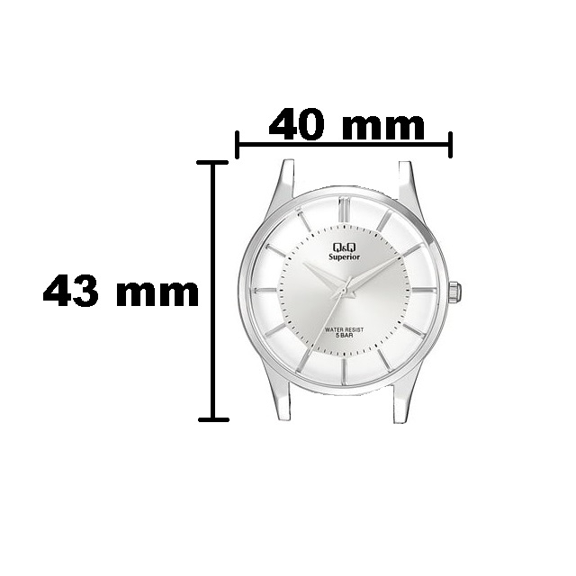 Jam Tangan Pria Casual Business Rantai Stainless Steel Analog Original Q&amp;Q QnQ QQ S308 S308J Series