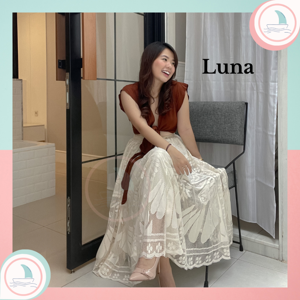 Rok Brukat Luna Import Premium