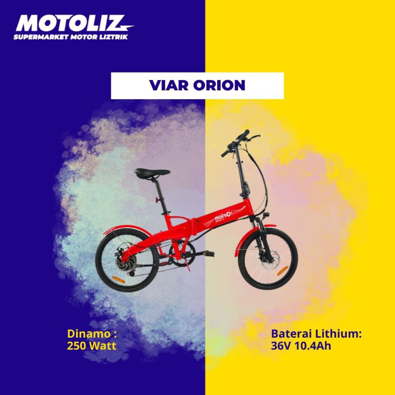 VIAR ORION SEPEDA LISTRIK GEJAYAN JOGJA ELECTRIC BIKE