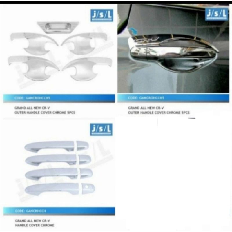 Paket Outer Handle Chrome All New CRV 2013-2016