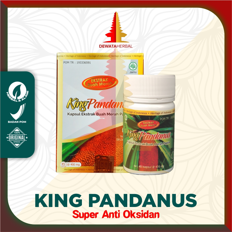 KING PANDANUS OBAT HERBAL TRADISIONAL DARI BUAH MERAH PAPUA ASLI
