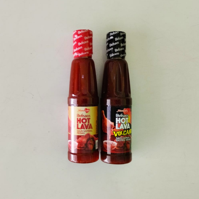 

MamaSuka Delisaos Hot Lava 160 Gr Sambal Pedas dan Extra Pedas Volcano