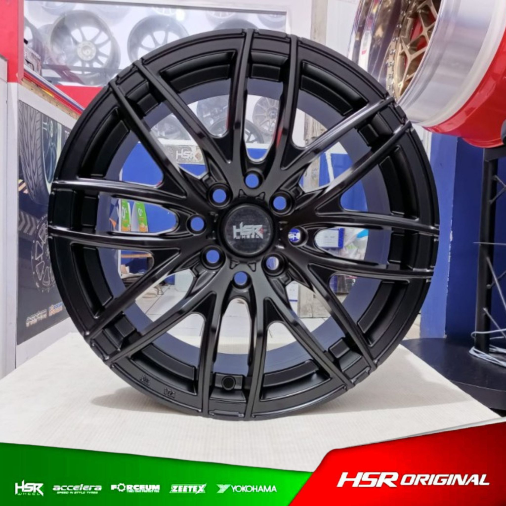 Velg Mobil R15 HSR COMORO Ring 15 Lebar 7 Pcd 4x100 4x114,3 Offset 40 Untuk Agya Ayla Calya Brio Xen