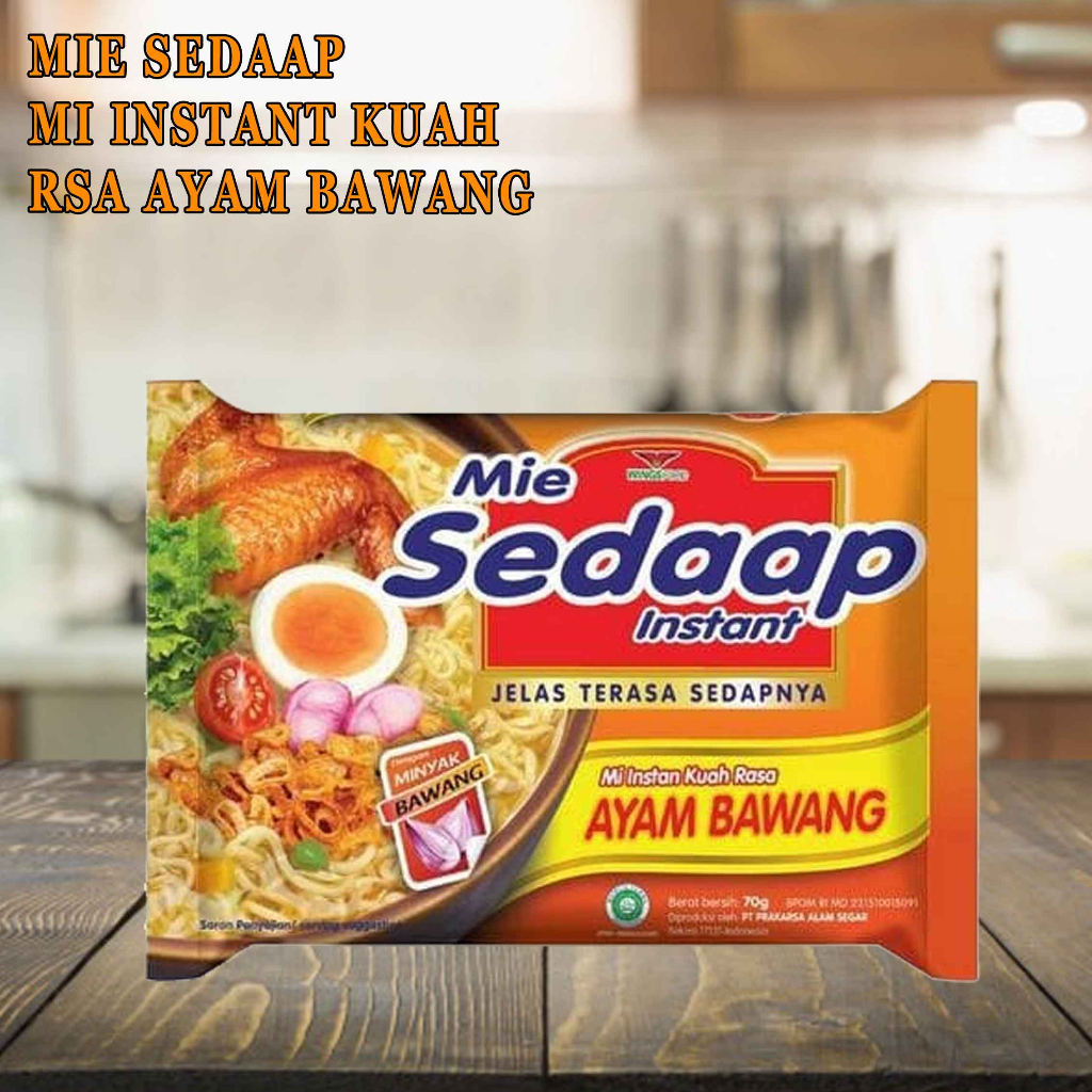 Mie sedaap / Rasa Ayam Bawang / Mie instan Kuah