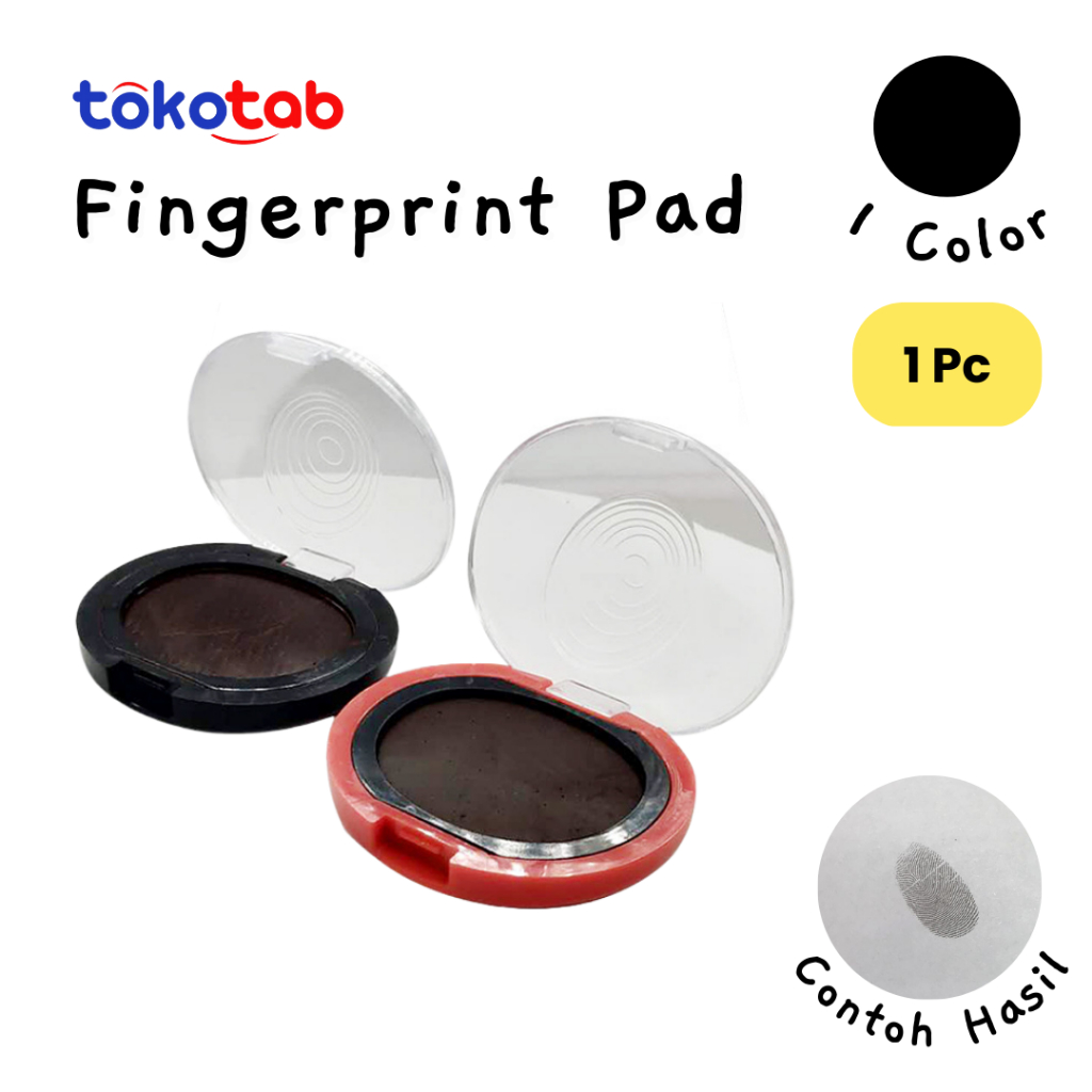 

Tokotab - Bantalan / Bak Tinta Stempel / Cap Sidik Jari / Jempol / Fingerprint Pad