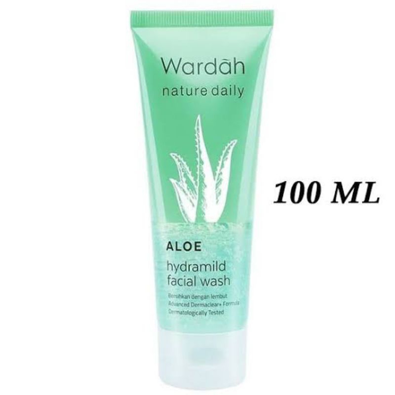 WARDAH NATURE DAILY ALOE HYDRAMILD FACIAL WASH 100 ML FACIAL FOAM GEL