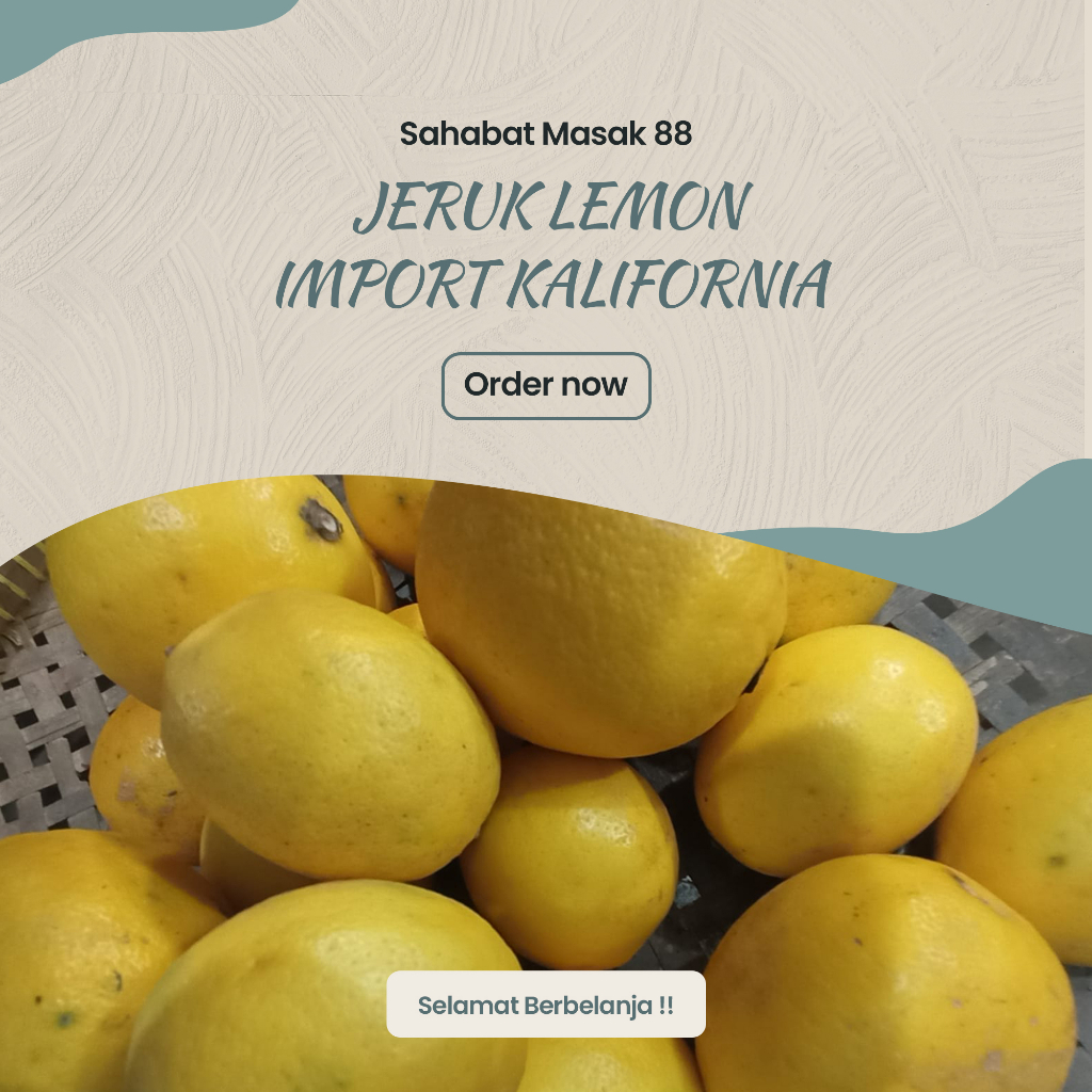 

JERUK LEMON IMPOR 1KG