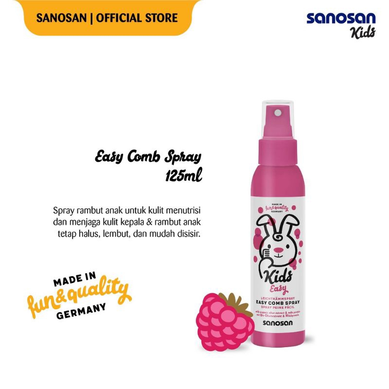 Sanosan Easy Comb Spray 125ml - Spray Rambut Sanosan