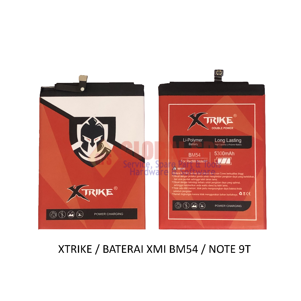 XTRIKE / BATERAI XIAOMI BM54 / BATRE NOTE 9T / BATERE