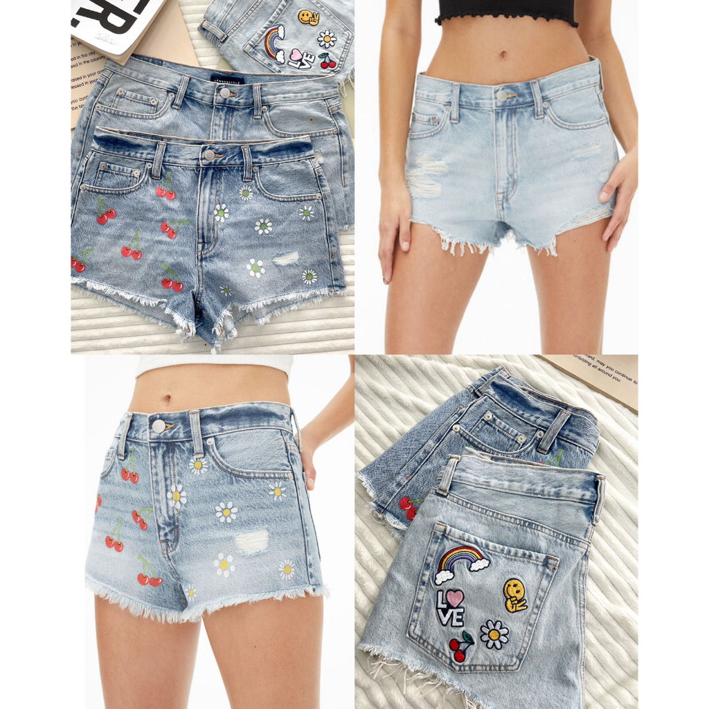 Aeropostale High Rise Denim Short