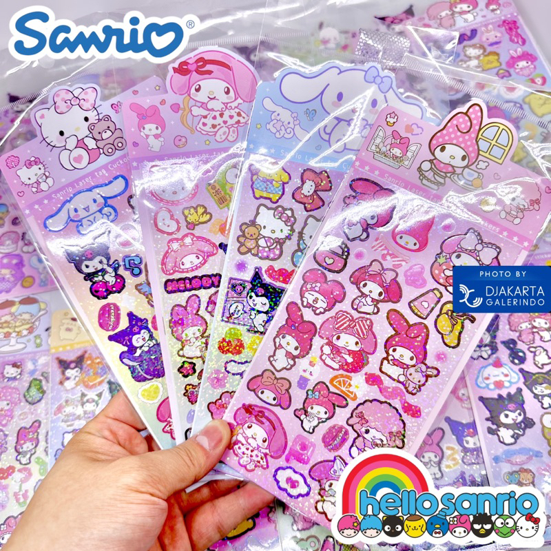 Sticker Sachet SANRIO Sticker Pack My Melody Hello kitty Cinnamoroll Kuromi Badtz