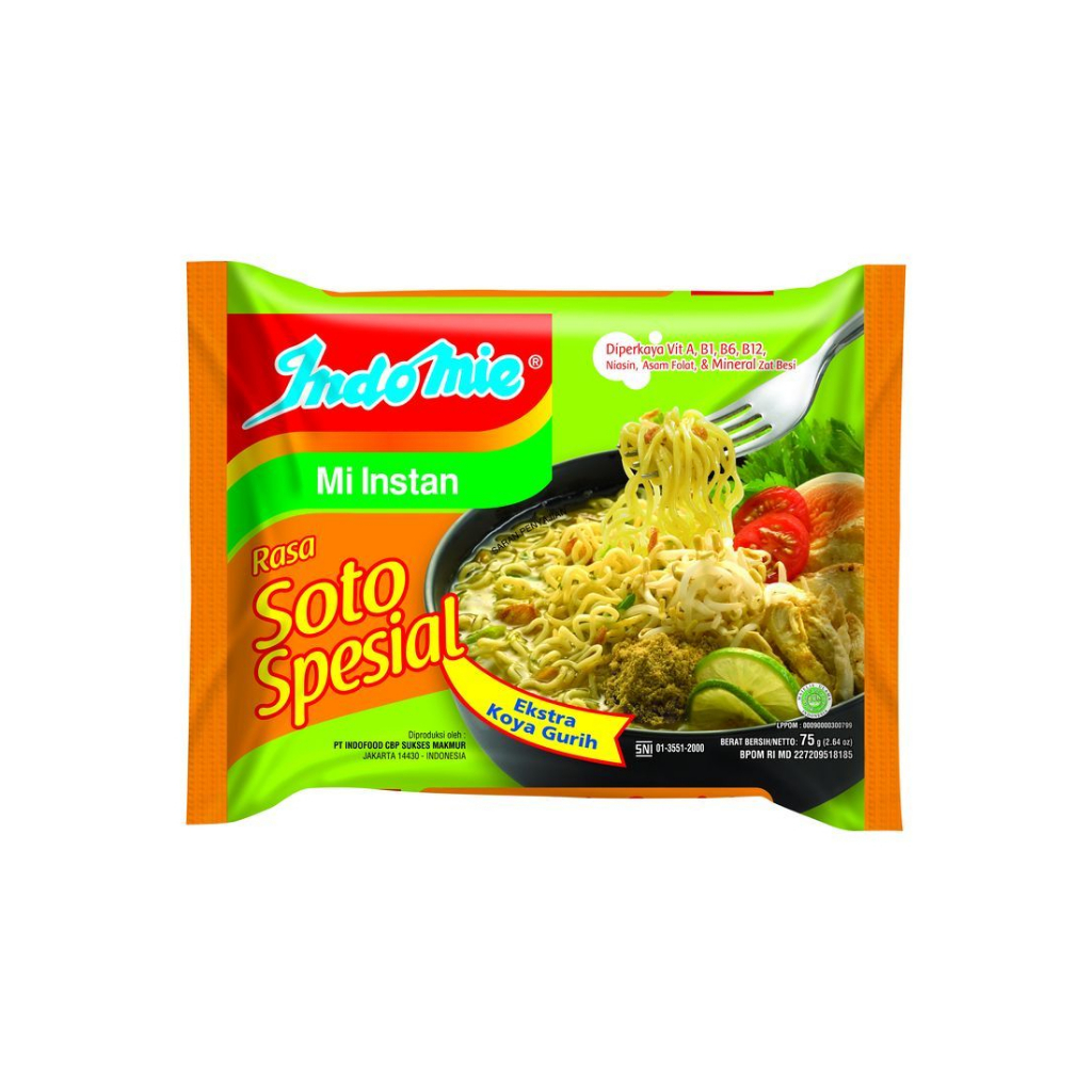 

Indomie soto spesial 75g