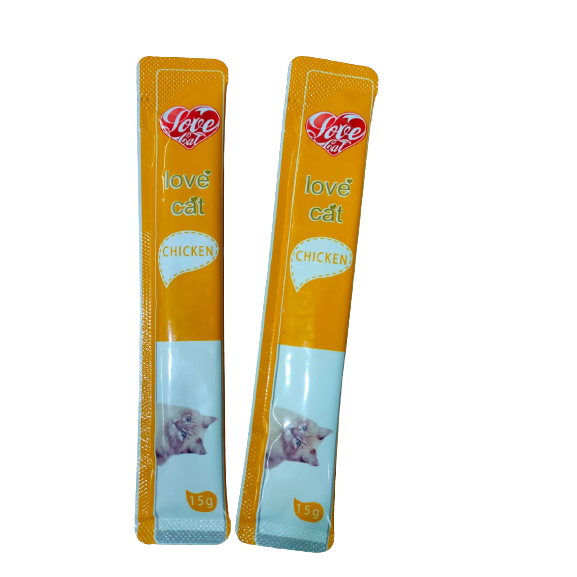 Snack Kucing Creamy LOVE CAT 15gr