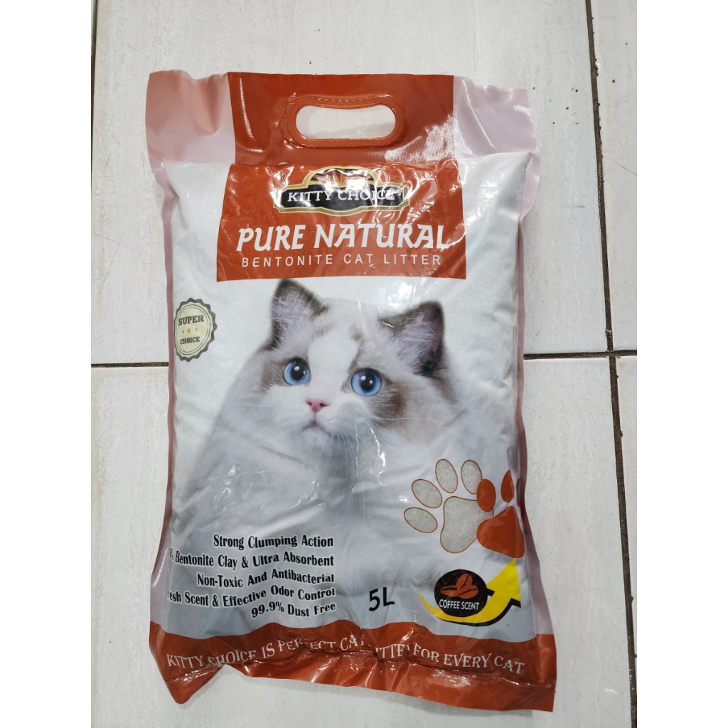 PASIR KITTY CHOICE 5 LITER GUMPAL WANGI