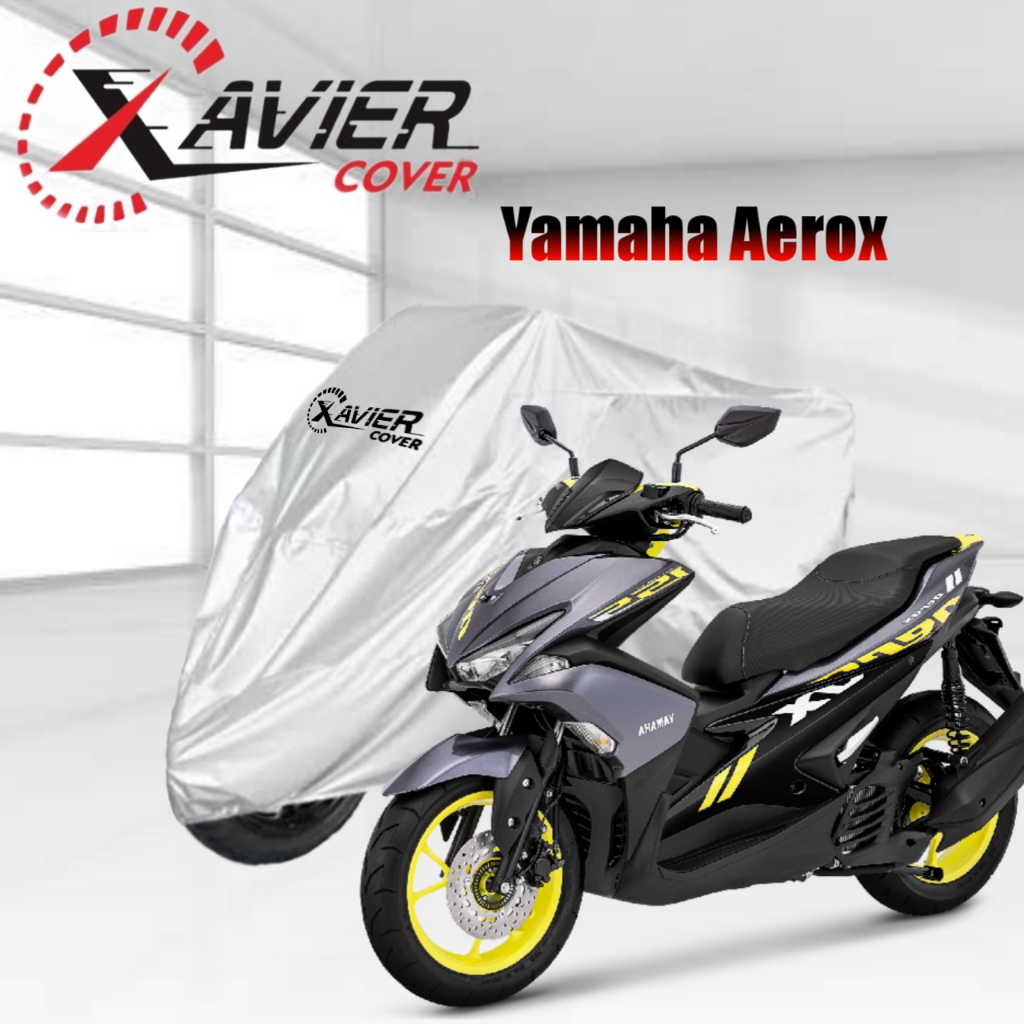 Cover / Sarung Motor Yamaha Aerox Cover Motor SILVER Waterproof