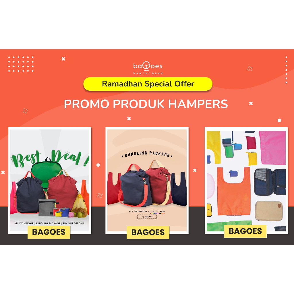 

baGoes Hampers Lebaran Ramadhan Paket Bingkisan Kado Hadiah Unik Bermanfaat