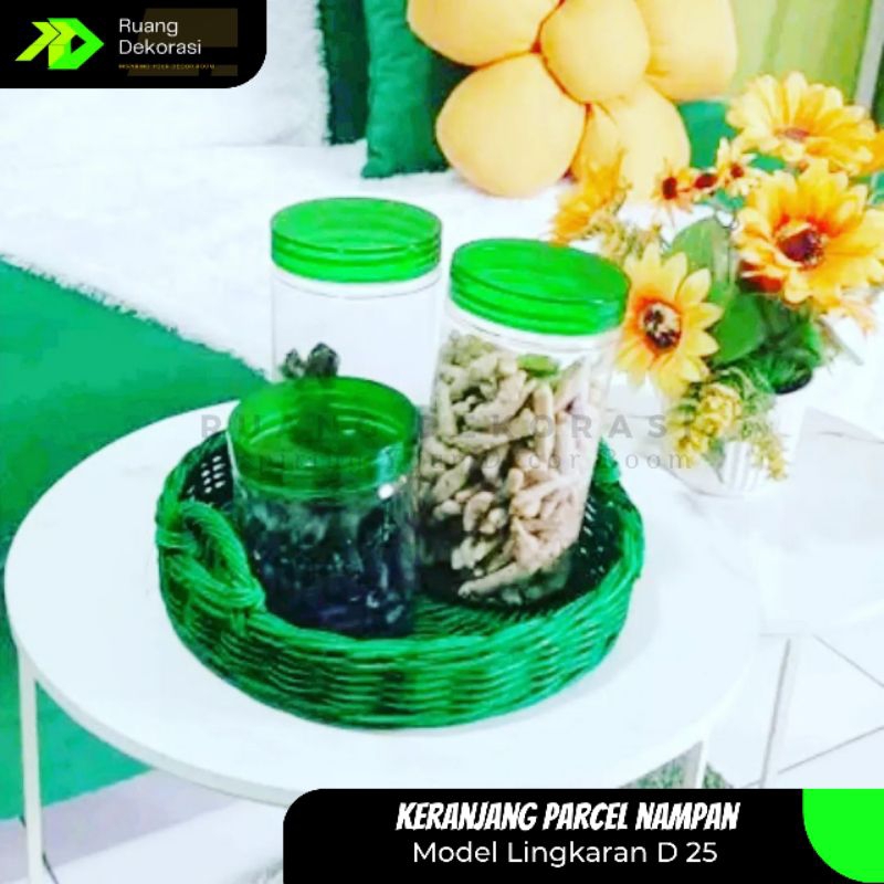 keranjang Rotan Bulat Box Hampers Rotan Box Rotan Seserahan Keranjang Rotan Parcel Keranjang Rotan S